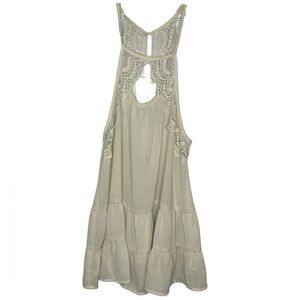 Elegant Cream Lace Detail Women's Top